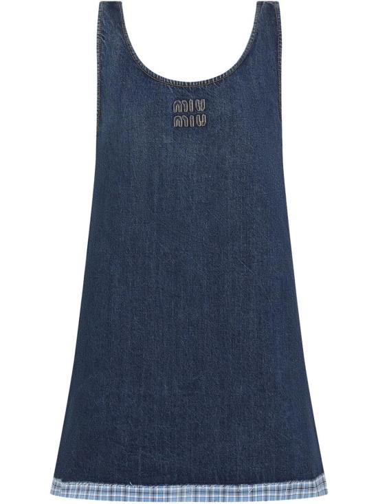  미우미우 미디 원피스 GWA219SOOO1568 navy