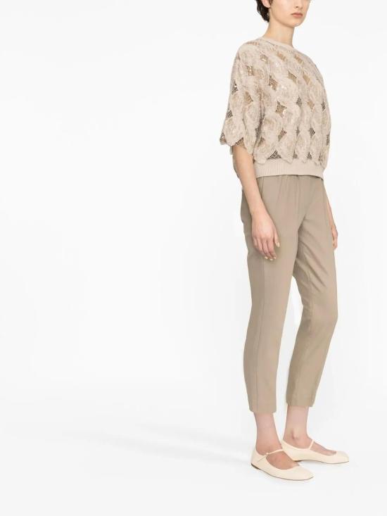  브루넬로 쿠치넬리 크롭 팬츠 M0F70P1673C8704 - BRUNELLO CUCINELLI