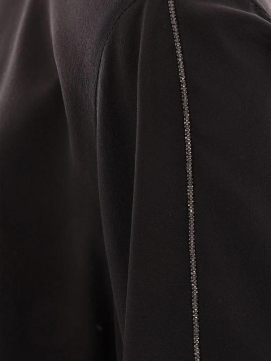  브루넬로 쿠치넬리 블라우스 MB993ES704C101 black - BRUNELLO CUCINELLI