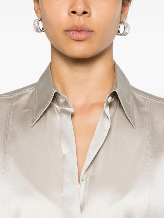  브루넬로 쿠치넬리 셔츠 M0C59NR506C8561 taupe - BRUNELLO CUCINELLI