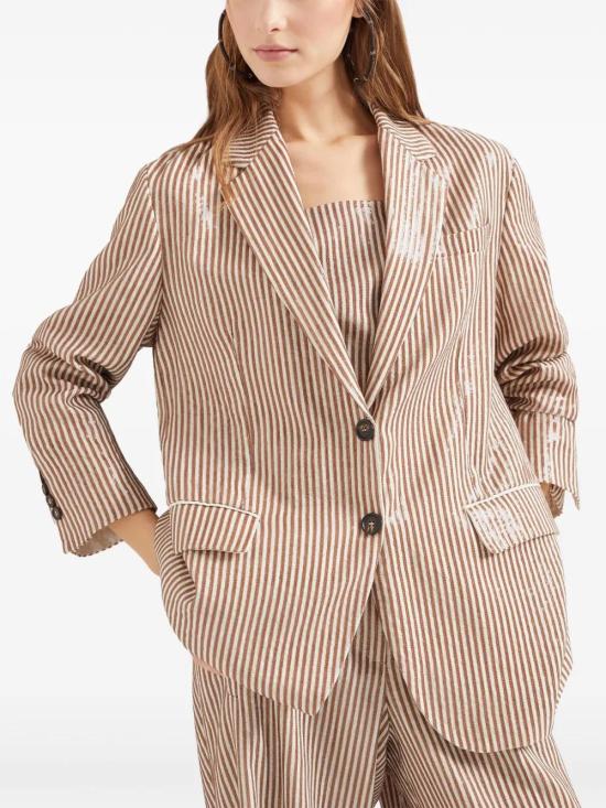  브루넬로 쿠치넬리 수트 자켓 MM6337378C200 - BRUNELLO CUCINELLI