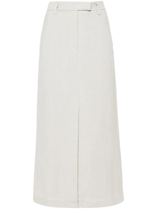  브루넬로 쿠치넬리 미디 스커트 MH126G3590C8948