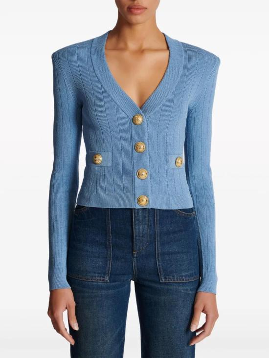  발망 가디건 CF1KL007KB07 - BALMAIN