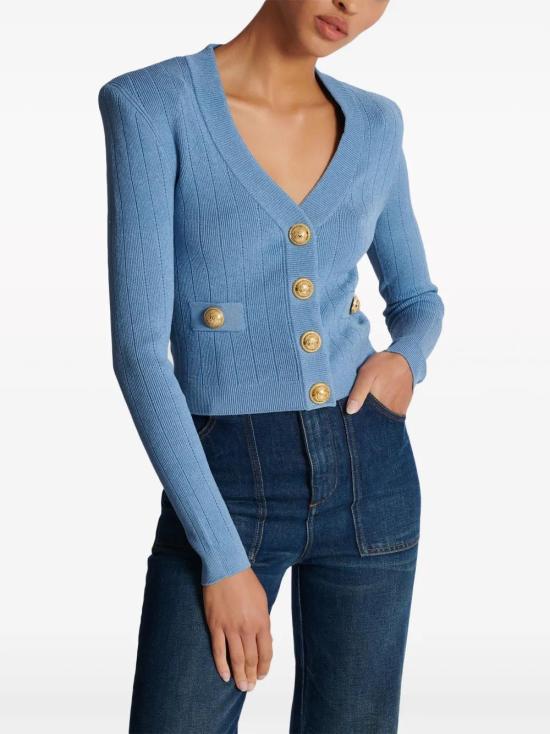  발망 가디건 CF1KL007KB07 - BALMAIN