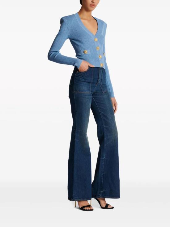  발망 가디건 CF1KL007KB07 - BALMAIN