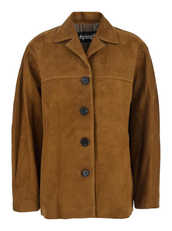25SS EPINGLER 자켓 E25PSLT002SUEDECOGNAC Brown