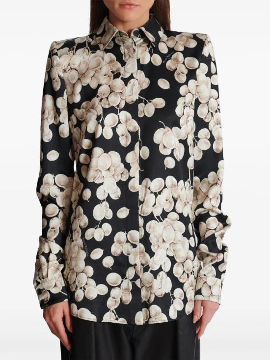  발망 셔츠 DF0HS051VH04 black - BALMAIN