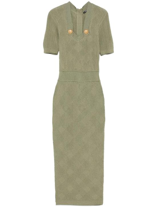  발망 미디 원피스 DF0RK061KH60 olive green