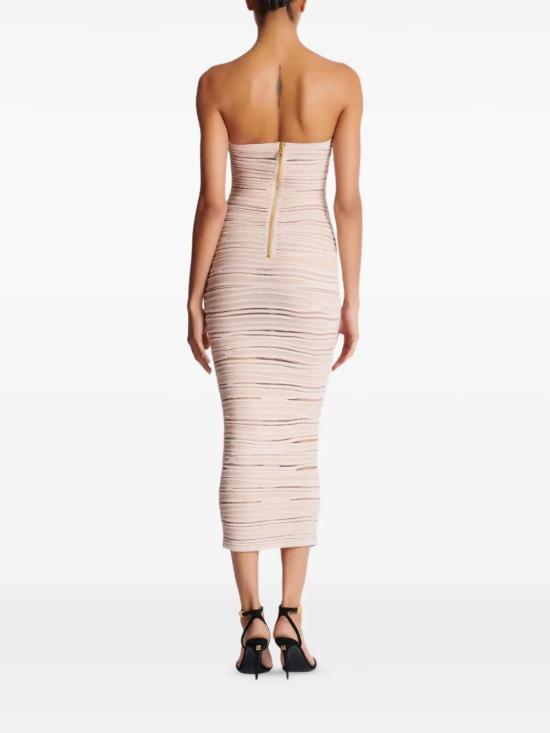  발망 롱 원피스 EF0RG065KI39 - BALMAIN