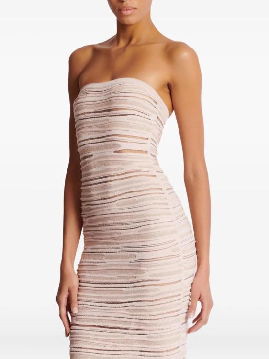  발망 롱 원피스 EF0RG065KI39 - BALMAIN