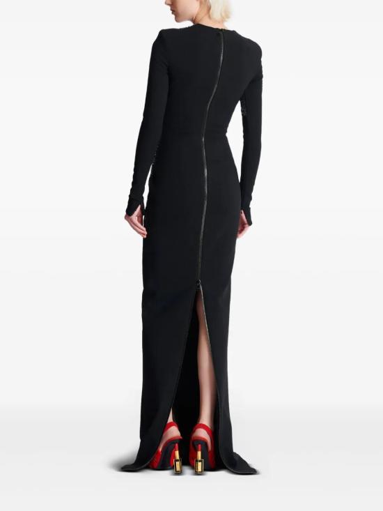  발망 롱 원피스 EF0RR960PC93 - BALMAIN