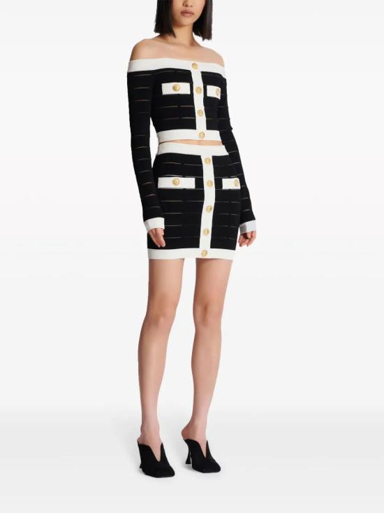  발망 스웨터 DF1AO155KG59 - BALMAIN