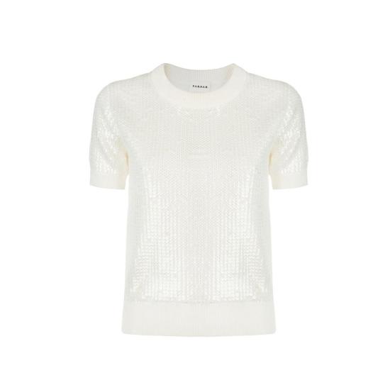  파로쉬 스웨터 P25 COBALTO D540882 002 Bianco