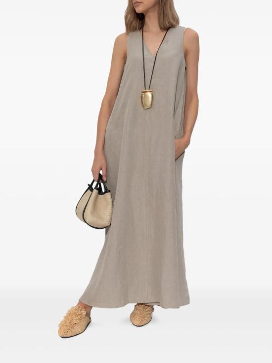  막스마라 롱 원피스 2511221112 beige - MAX MARA