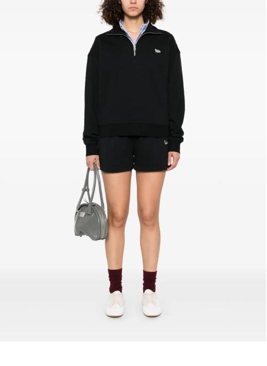 25SS 메종키츠네 베이비 폭스 패치 레귤러 조그 쇼츠  MW01113KM0325 P199 BLACK - MAISON KITSUNE