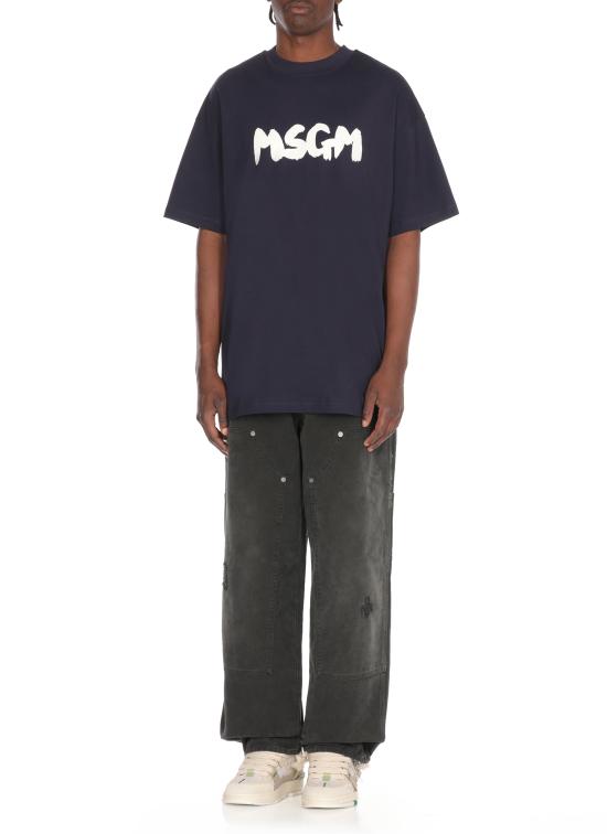 25SS 엠에스지엠 반팔 티셔츠 3840MM10525700287 NAVY DOM - MSGM