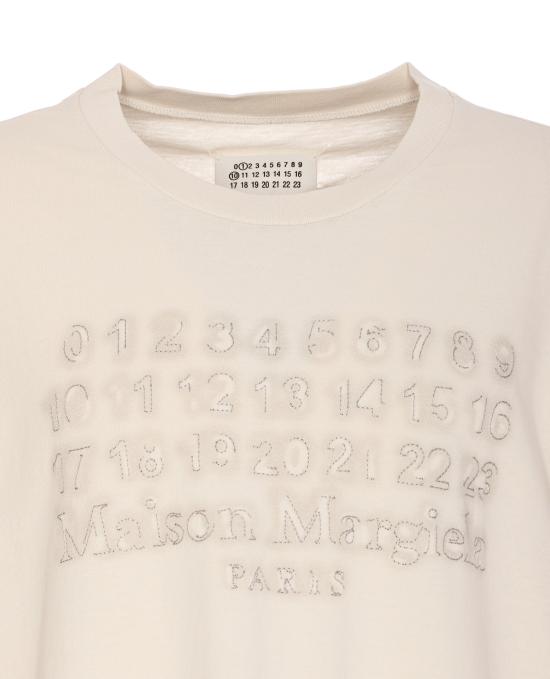 25SS 마르지엘라 반팔 티셔츠 S50GC0705S24567103 ECRU DOM - MAISON MARGIELA