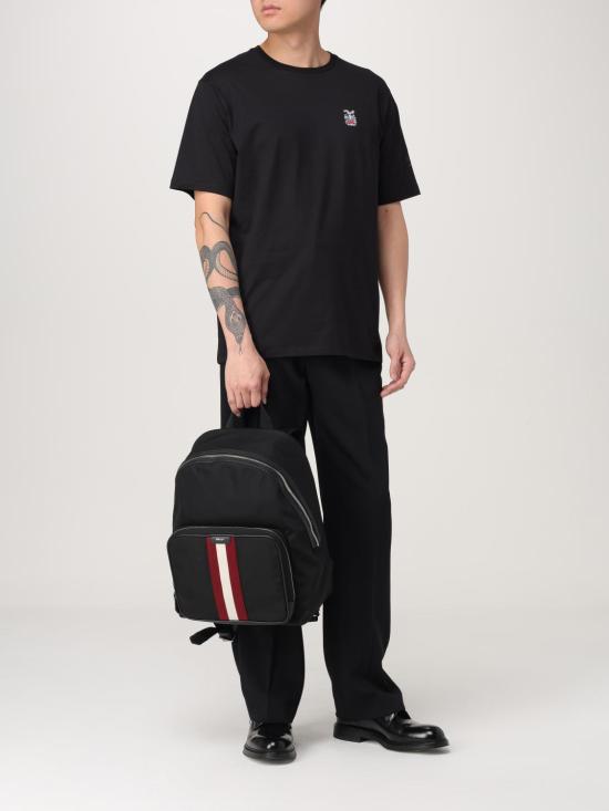  발리 반팔 티셔츠 MJE09DCO018U901 BLACK DOM - BALLY