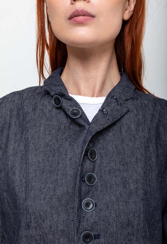  이치 앤티퀴트 데님 원피스 Ichi Antiquites 데님 재킷 네이비 - ICHI ANTIQUITES