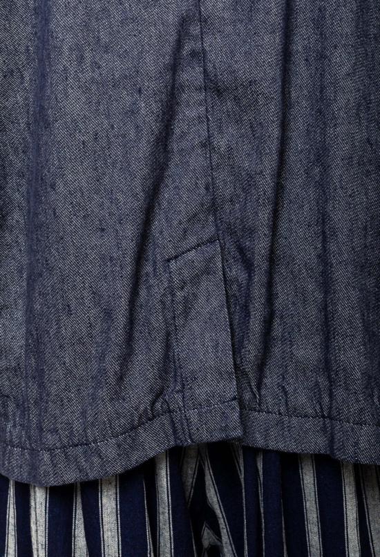  이치 앤티퀴트 데님 원피스 Ichi Antiquites 데님 재킷 네이비 - ICHI ANTIQUITES