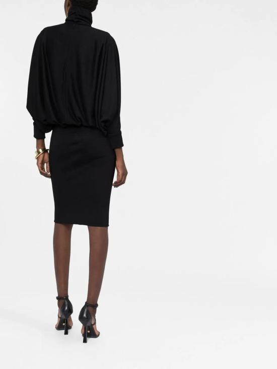  생로랑 숏 원피스 709455Y3B20 black - SAINT LAURENT