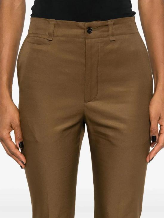  생로랑 스트레이트 팬츠 786680PCEXY3A99 brown - SAINT LAURENT