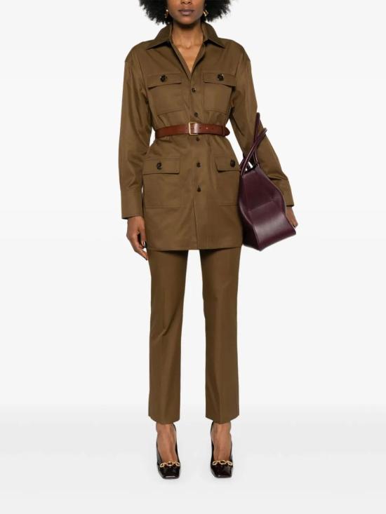  생로랑 스트레이트 팬츠 786680PCEXY3A99 brown - SAINT LAURENT