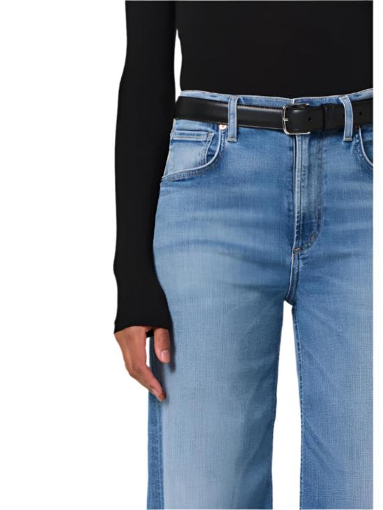  에이골디 데님 팬츠 아골데 리라 와이드 레그 크롭 보디 - AGOLDE