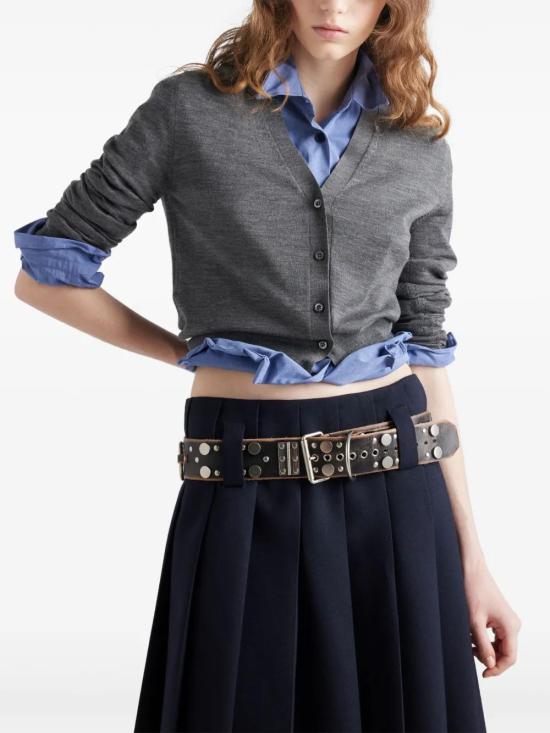  프라다 가디건 P25N50SOOO16SW grey - PRADA