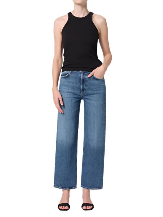  에이골디 데님 팬츠 아골드 렌 하이라이즈 와이드 레그 픽스 - AGOLDE