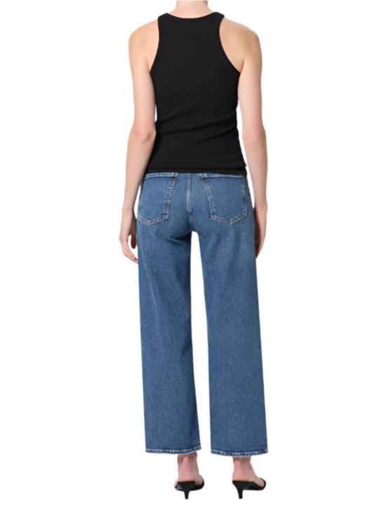  에이골디 데님 팬츠 아골드 렌 하이라이즈 와이드 레그 픽스 - AGOLDE