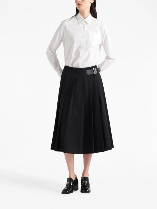  프라다 미디 스커트 P122UES221108N - PRADA