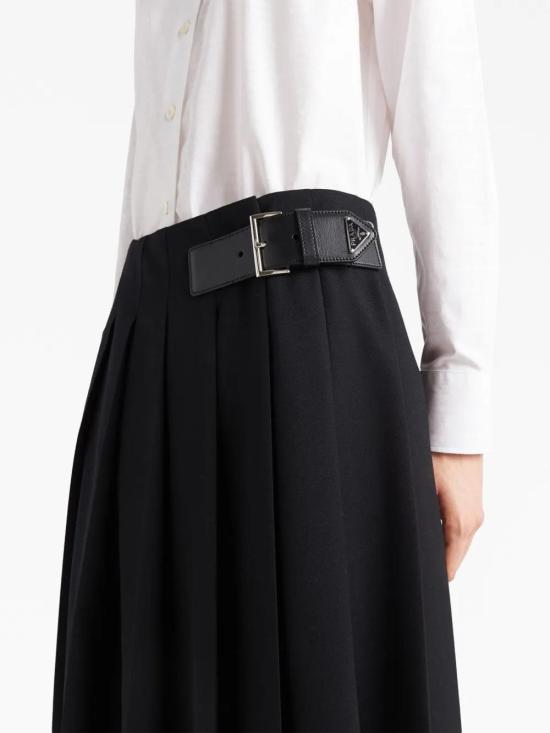  프라다 미디 스커트 P122UES221108N - PRADA