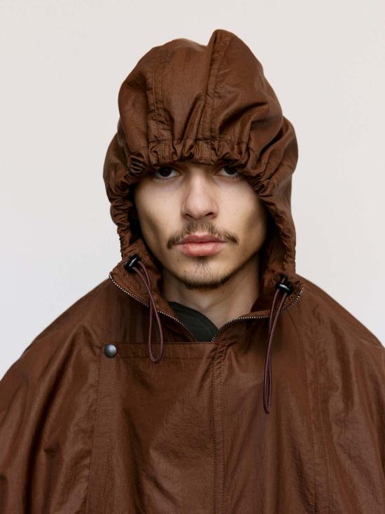  르메르 롱패딩 브루넷 나일론 레인 파카 브루넷 - LEMAIRE