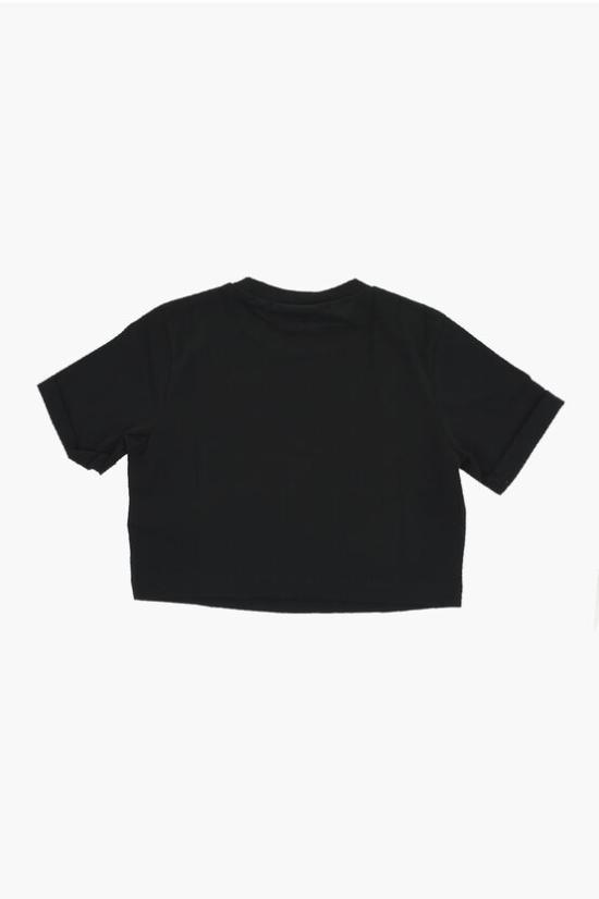  [키즈] 디스퀘어드2 티셔츠 로고가 인쇄된 단색 크루넥 - DSQUARED2