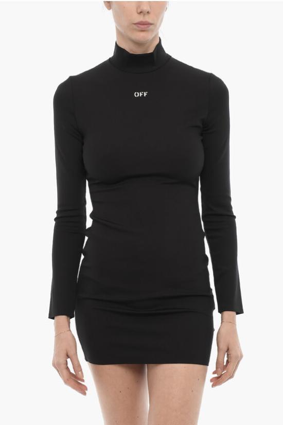  오프화이트 숏 원피스 OWVT033F23JER0011001 Black - OFF WHITE