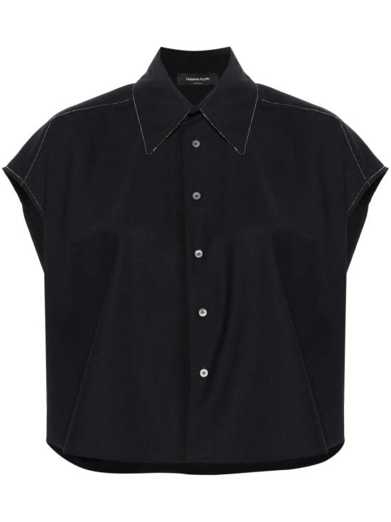  파비아나 필리피 블라우스 CAD264F241D620M466 navy