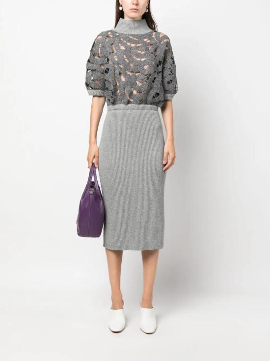  파비아나 필리피 미디 원피스 ABD213F1360000H624 grey - FABIANA FILIPPI