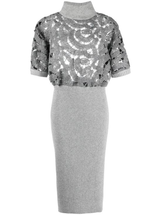  파비아나 필리피 미디 원피스 ABD213F1360000H624 grey