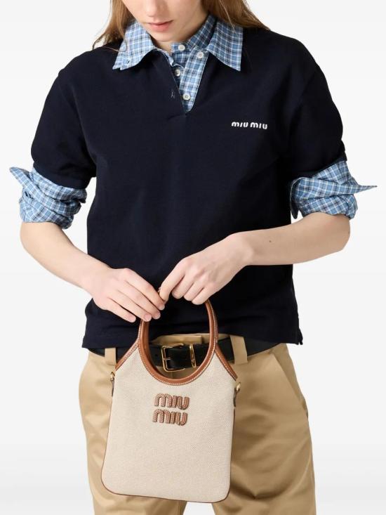  미우미우 토트백 5BA281VOLFACRN - MIU MIU