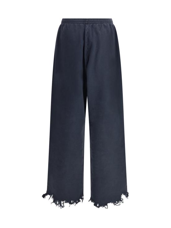 25SS 발렌시아가 스트레이트 팬츠 783401TSVD4 1041 BLACK - BALENCIAGA