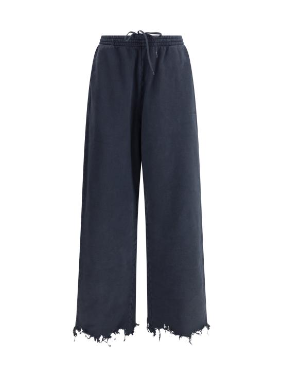 25SS 발렌시아가 스트레이트 팬츠 783401TSVD4 1041 BLACK