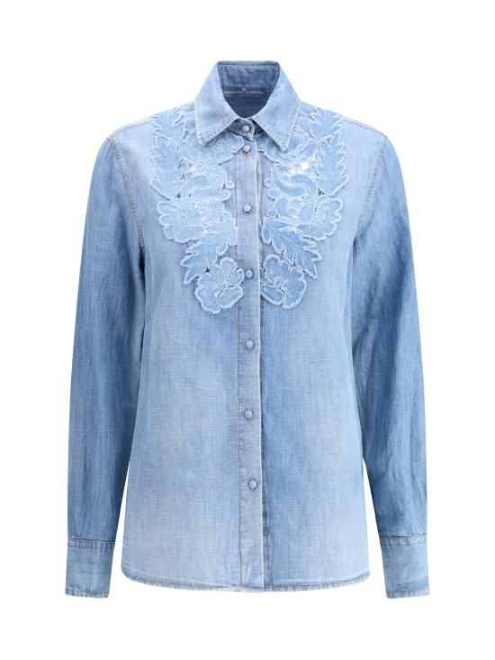 25SS 에르마노 설비노 셔츠 D462K317TZD 94037 BLUE