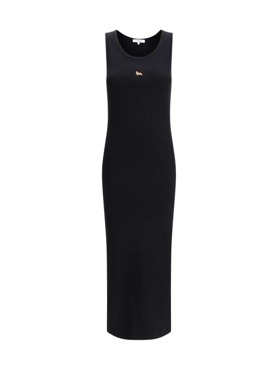 25SS 메종키츠네 롱 원피스 MW01602KJ0125 P199 BLACK