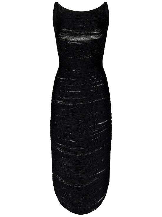 25SS 디 아티코 미디 원피스 250WCW00239KVV015AA 100 Black