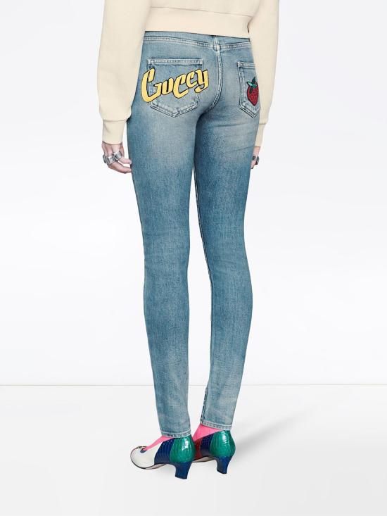 24FW 구찌 스트레이트 팬츠 502797 XDAHY4206 Deep blue - GUCCI