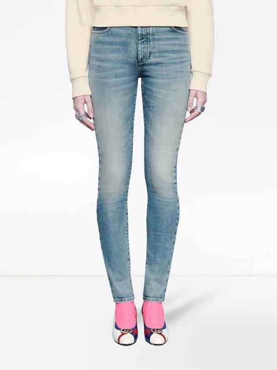 24FW 구찌 스트레이트 팬츠 502797 XDAHY4206 Deep blue - GUCCI