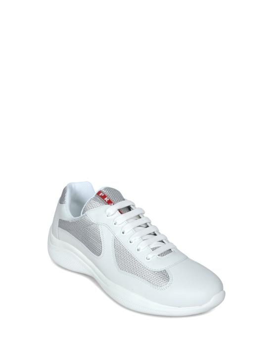 26SS 프라다 아메리카 컵 스니커즈 4E3400 6GW F0J36 White - PRADA