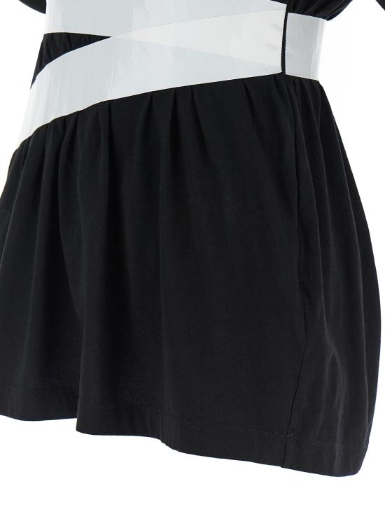 25SS MM6 메종마르지엘라 반팔 티셔츠 S52GC0335M20048900 White Black - MM6 MAISON MARGIELA