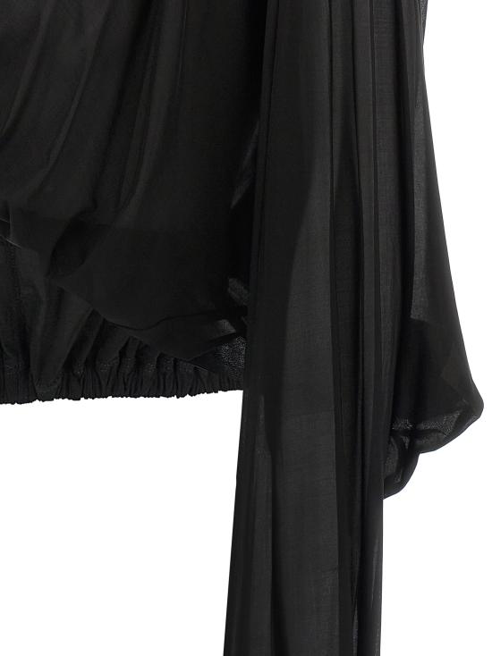 25SS 릭 오웬스 가디건 RO01E7278BZ09 Black - RICK OWENS